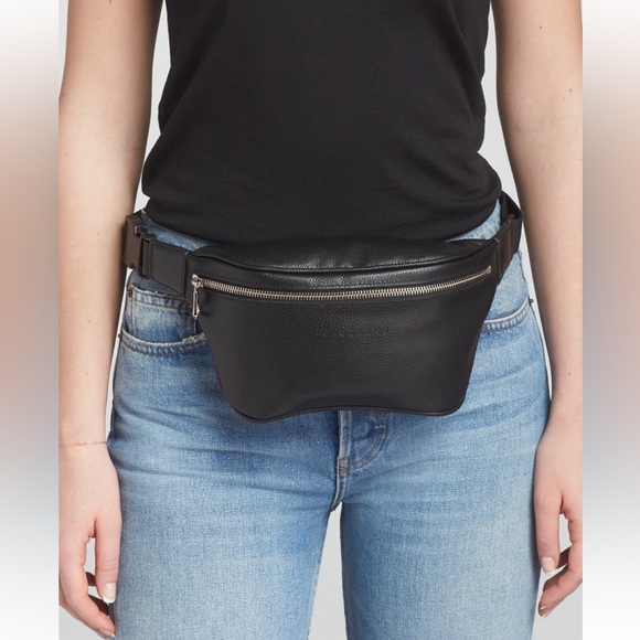 Longchamp Le Foulonne Leather Belt Bag - Picture 3 of 12